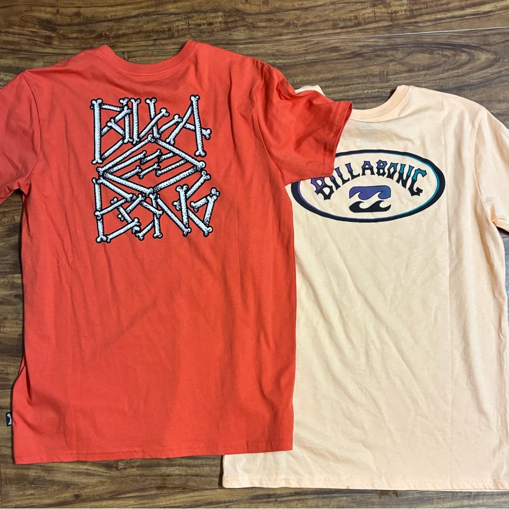 Set of 2 New Billabong Graphic Tees